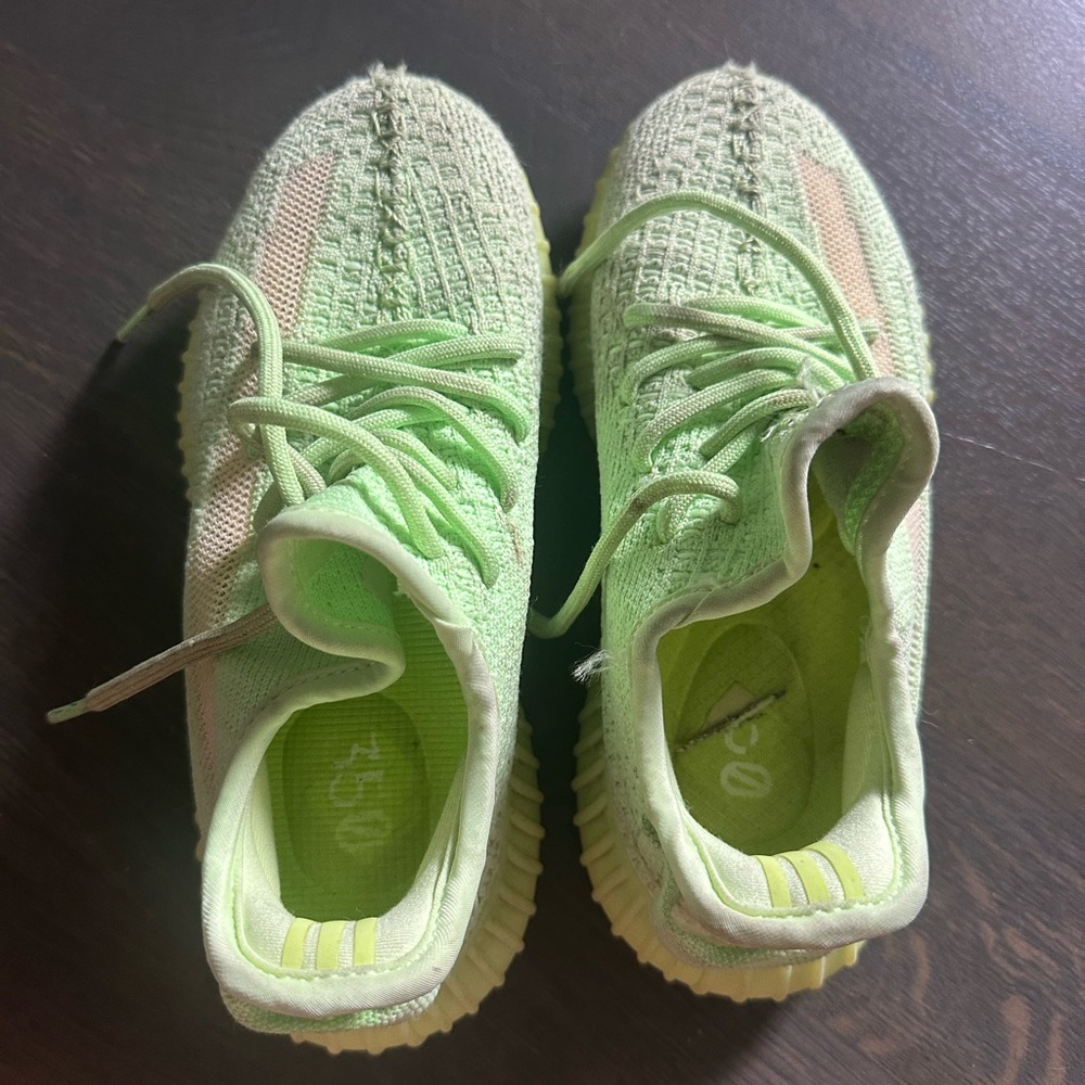 Green Knit Sneakers